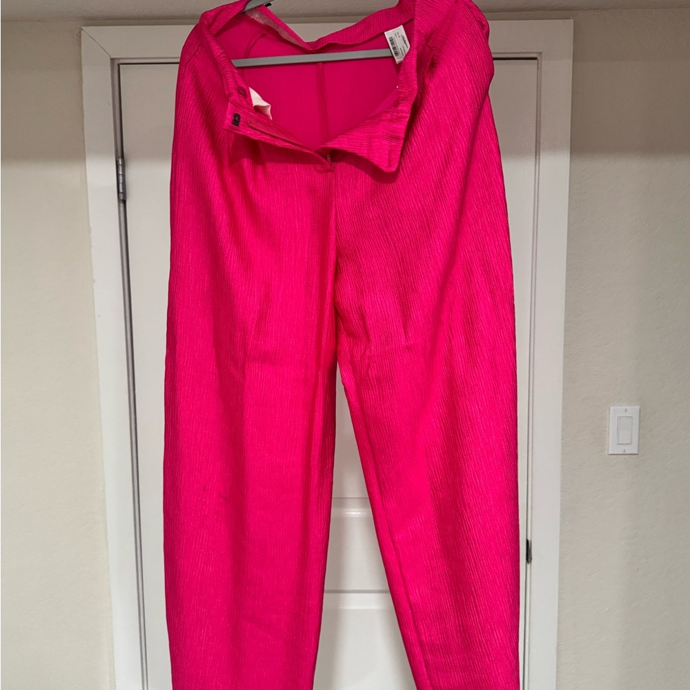 Zara Hot Pink Women's Trousers